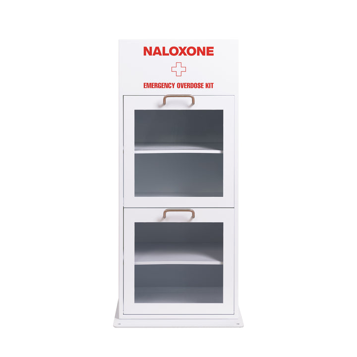 Naloxone Distribution Metal Box - Holds 100 Boxes of Naloxone - Alternative to a Naloxone Vending Machine
