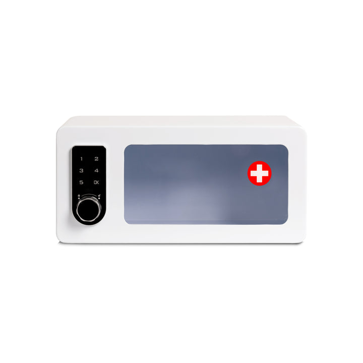 Medicine Lock Box Cabinet with Electronic Touch Keypad Lock