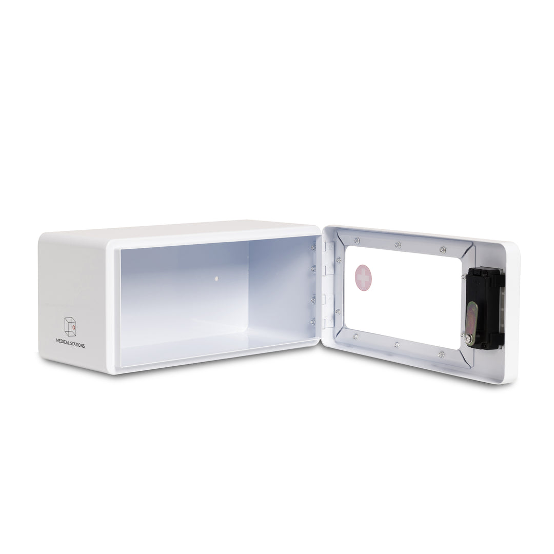 Medicine Lock Box Cabinet with Electronic Touch Keypad Lock