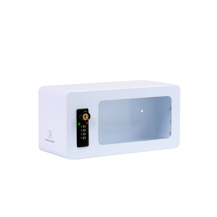 Medication Lock Box with Combination Keypad Lock