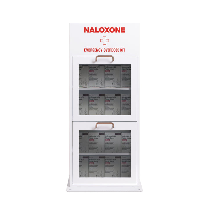 Naloxone Distribution Metal Box - Holds 100 Boxes of Naloxone - Alternative to a Naloxone Vending Machine