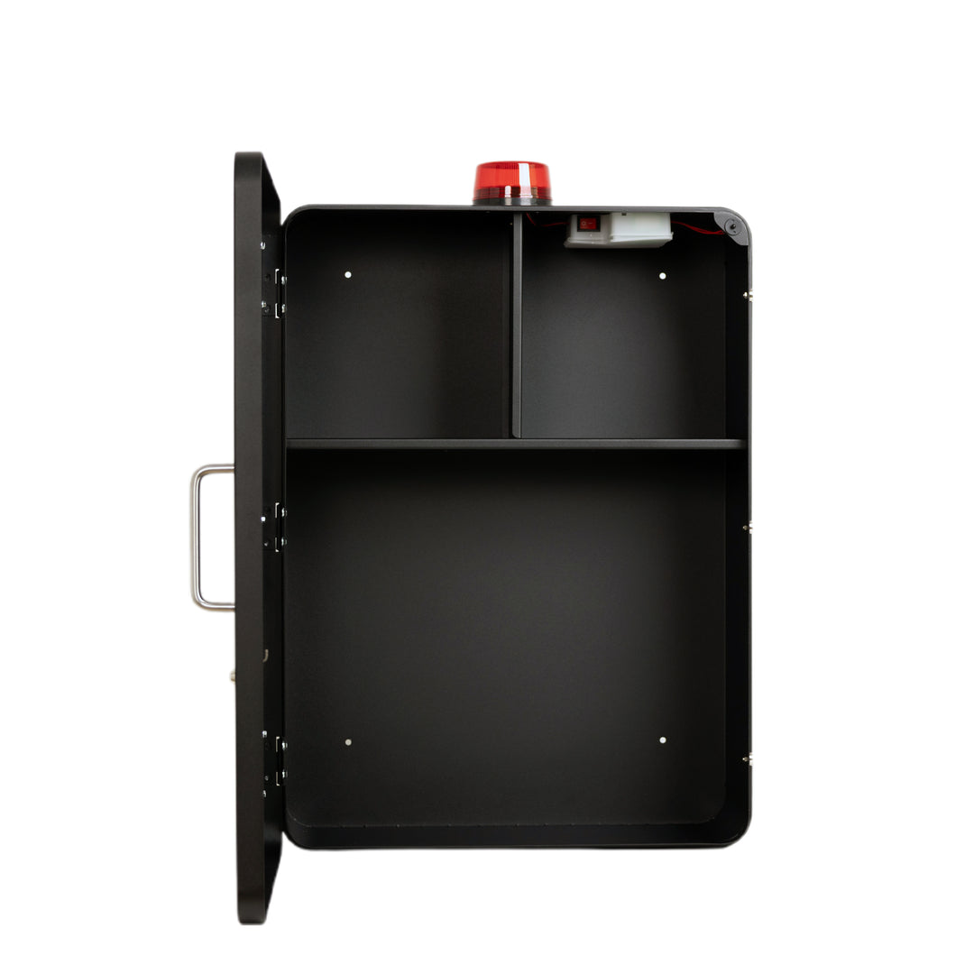 Emergency Medical Station Cabinet – Wall-Mounted Storage for AED, Naloxone, Bleeding Control & First Aid Kits