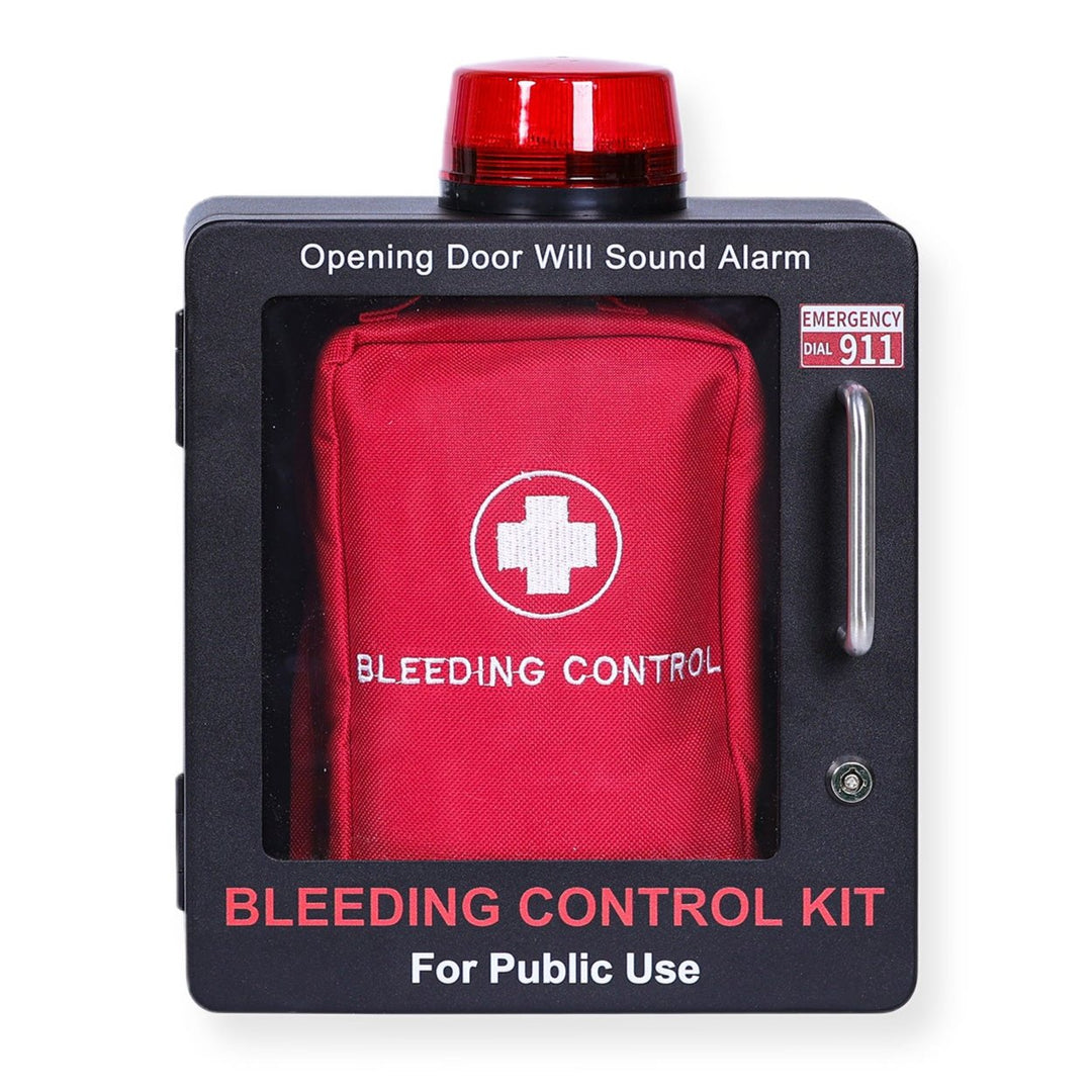 Bleeding Control Kit + Emergency Wall Cabinet