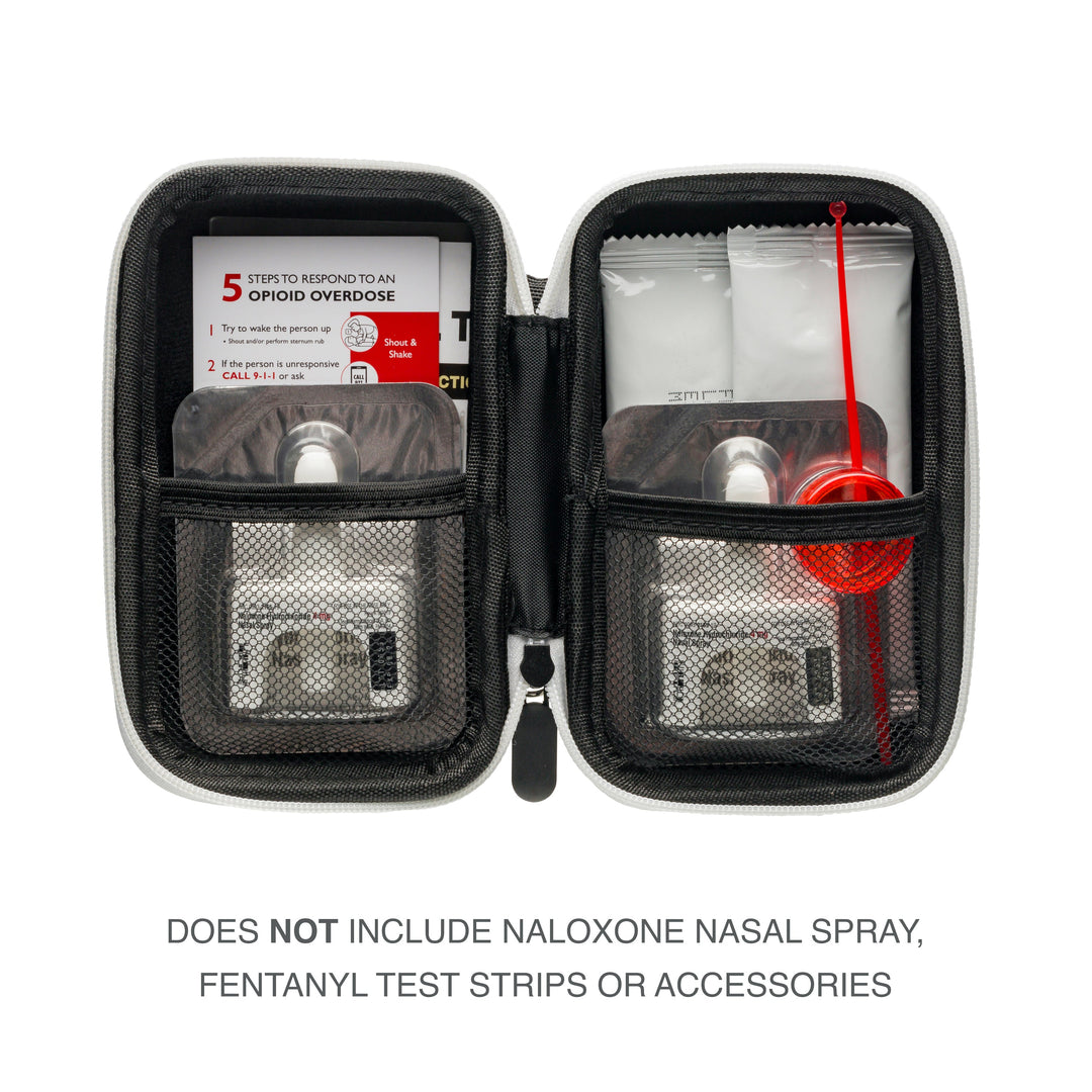 Opioid Overdose Prevention Kit Case | Designed for Overdose Readiness Planning Kits Including Naloxone Access and FYL Testing Kits (Case Only)