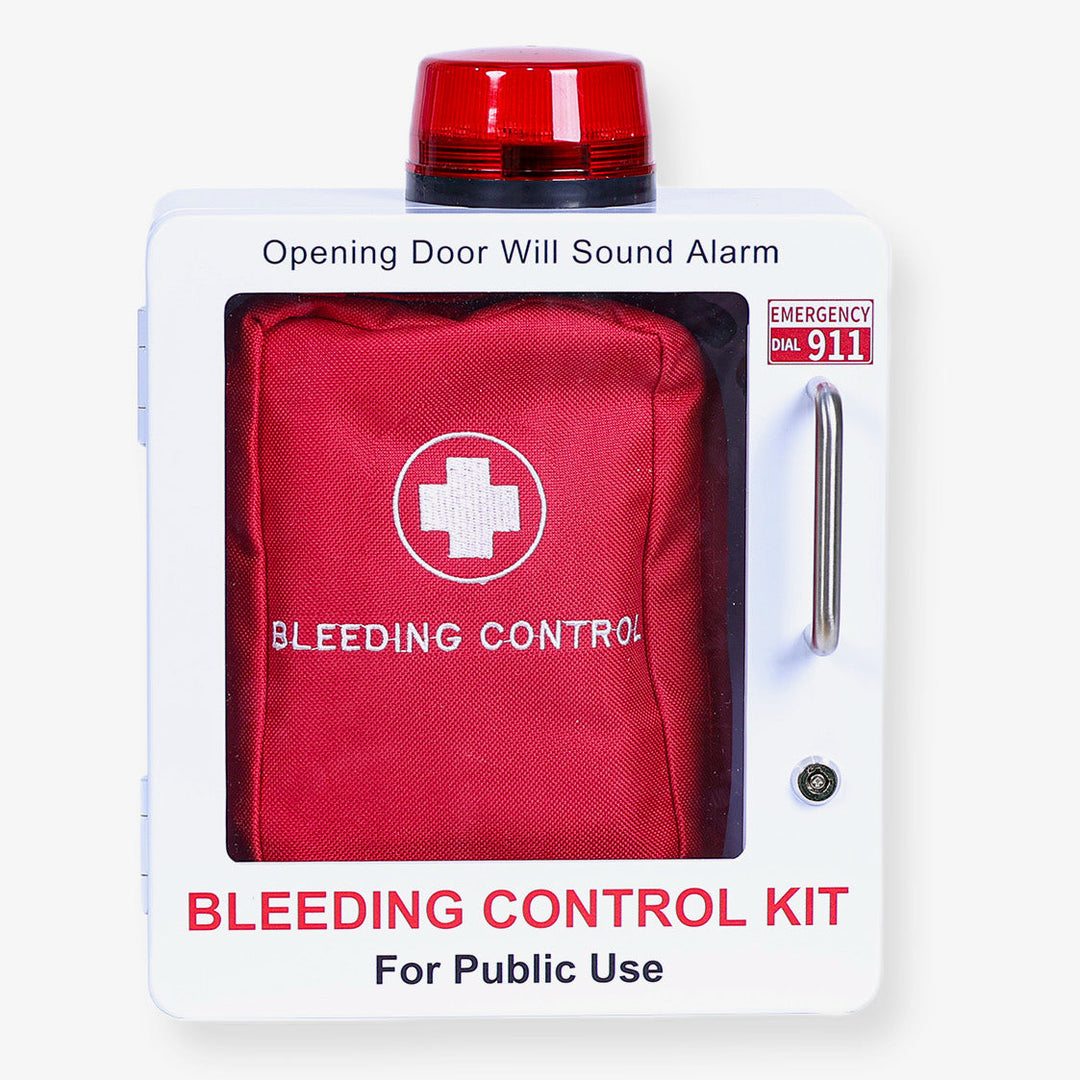 Bleeding Control Kit + Emergency Wall Cabinet