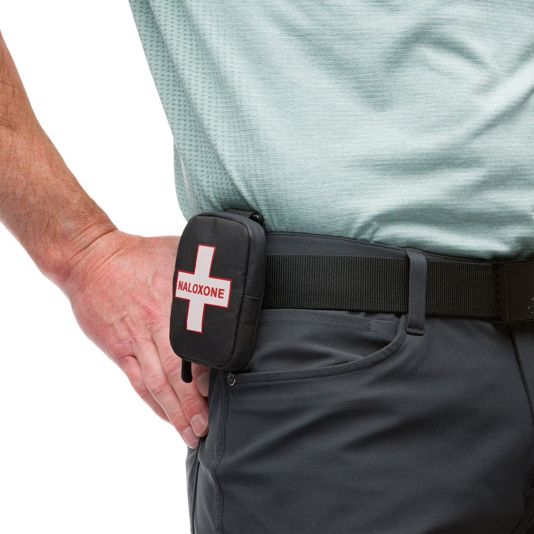 Mini Naloxone Duty Belt Pouch – Securely Holds One Nasal Spray Dose for Rapid Overdose Response