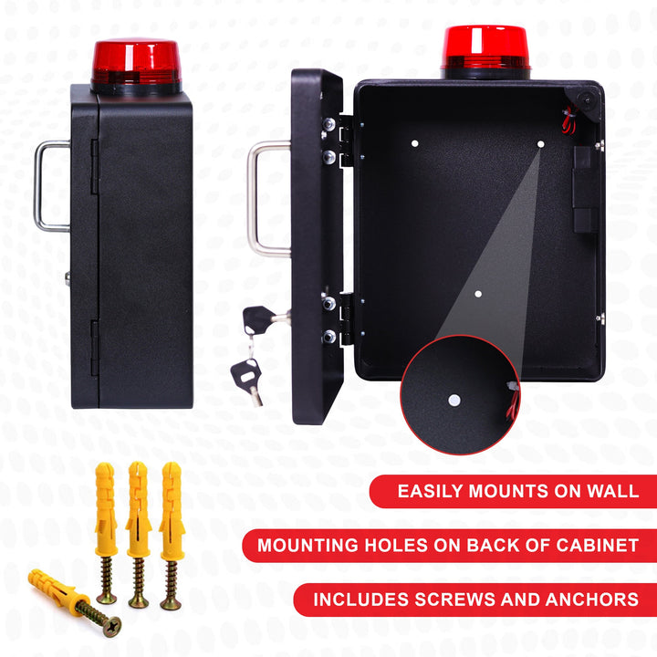 Bleeding Control Kit + Emergency Wall Cabinet