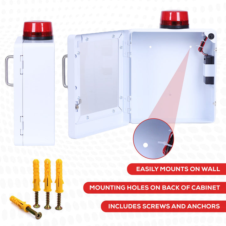 Bleeding Control Kit + Emergency Wall Cabinet