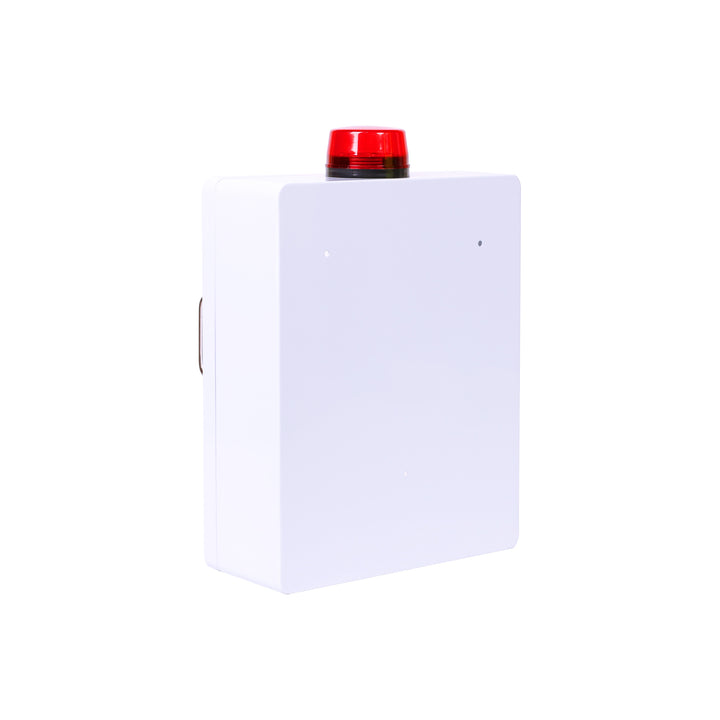 Large Wall-Mounted Naloxone Emergency Kit Cabinet Box - First Aid & Naloxone Compartments | with Alarm & Lock