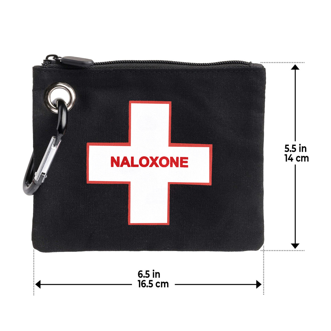 Naloxone Canvas Bag | Holds Two Naloxone Nasal Sprays