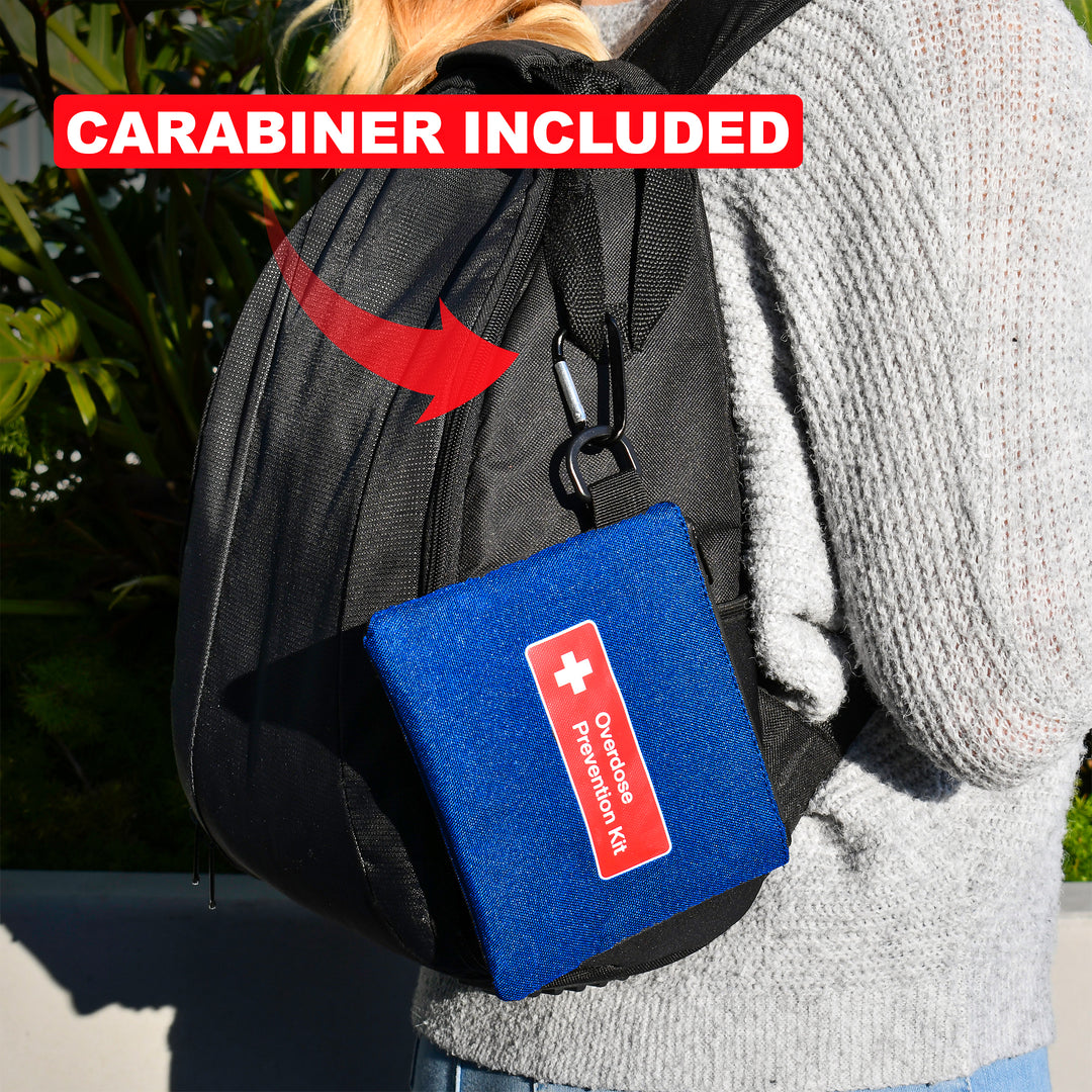 Naloxone Canvas Bag - Compact Overdose Prevention Kit Pouch (Naloxone not Included)