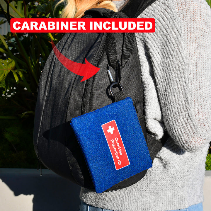 Naloxone Canvas Bag - Compact Overdose Prevention Kit Pouch (Naloxone not Included)