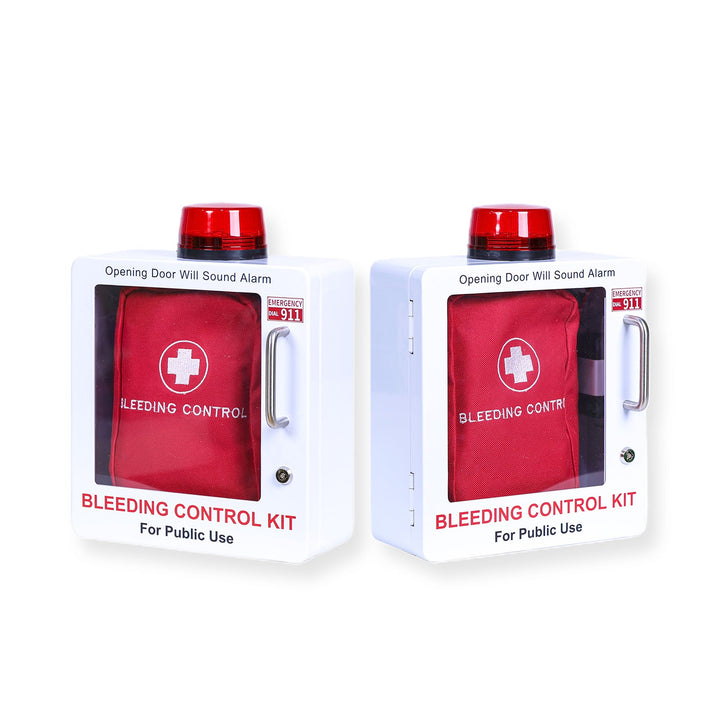 Bleeding Control Kit + Emergency Wall Cabinet