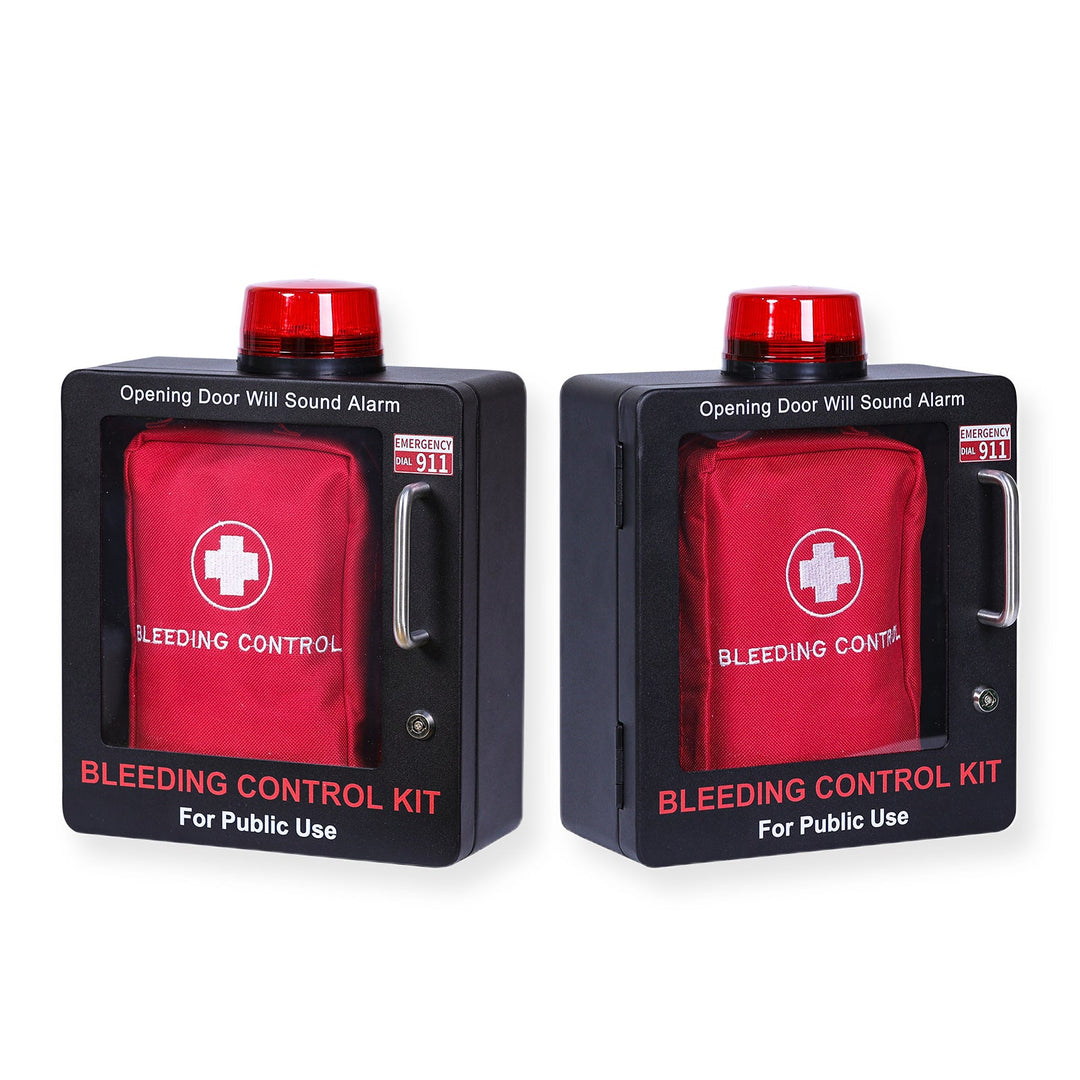 Bleeding Control Kit + Emergency Wall Cabinet