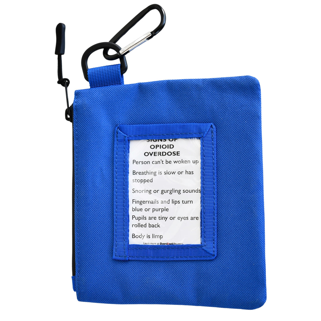 Naloxone Canvas Bag - Compact Overdose Prevention Kit Pouch (Naloxone not Included)
