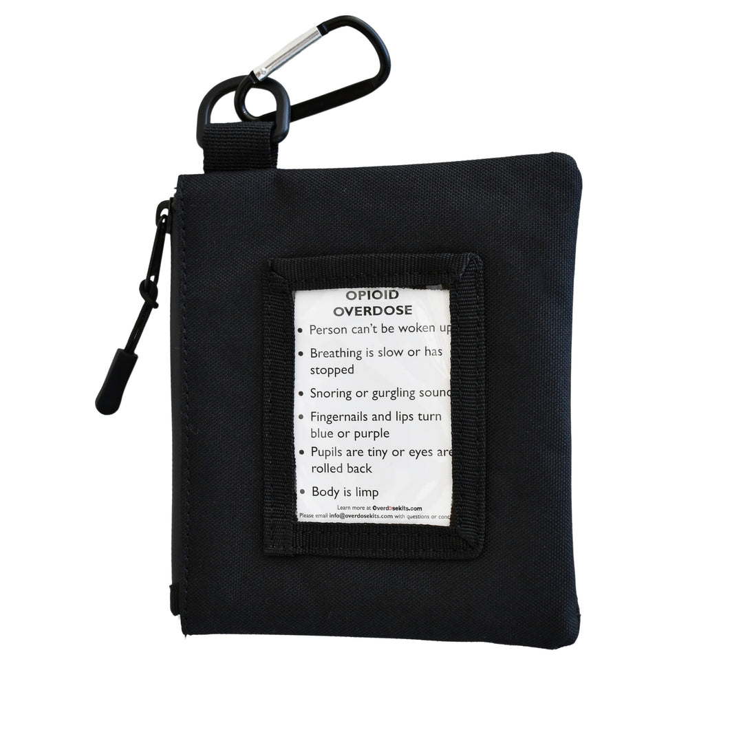 Naloxone Canvas Bag - Compact Overdose Prevention Kit Pouch (Naloxone not Included)