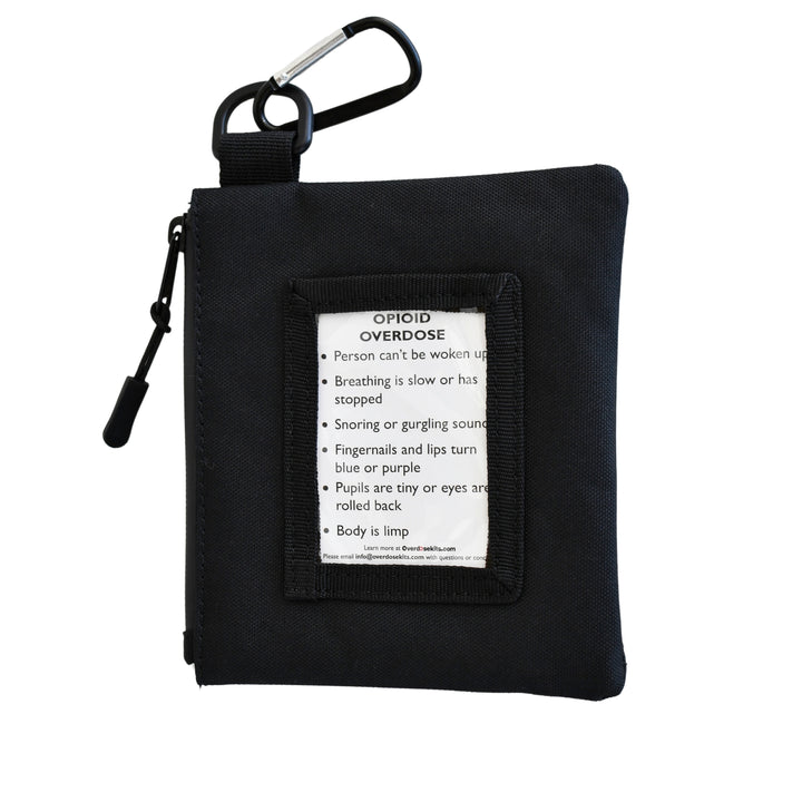 Naloxone Canvas Bag - Compact Overdose Prevention Kit Pouch (Naloxone not Included)