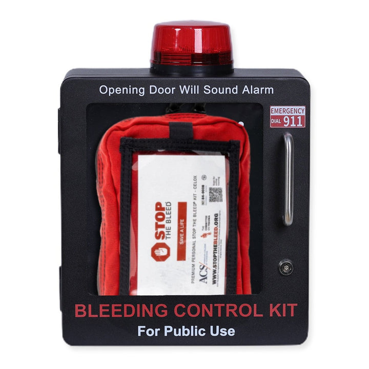 Bleeding Control Kit + Emergency Wall Cabinet