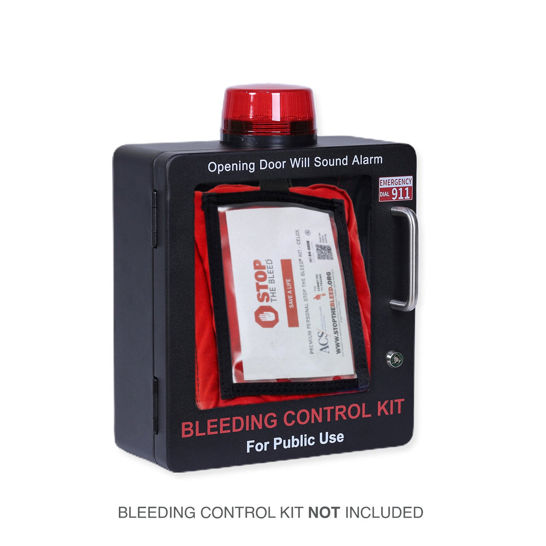 Bleeding Control Kit + Emergency Wall Cabinet