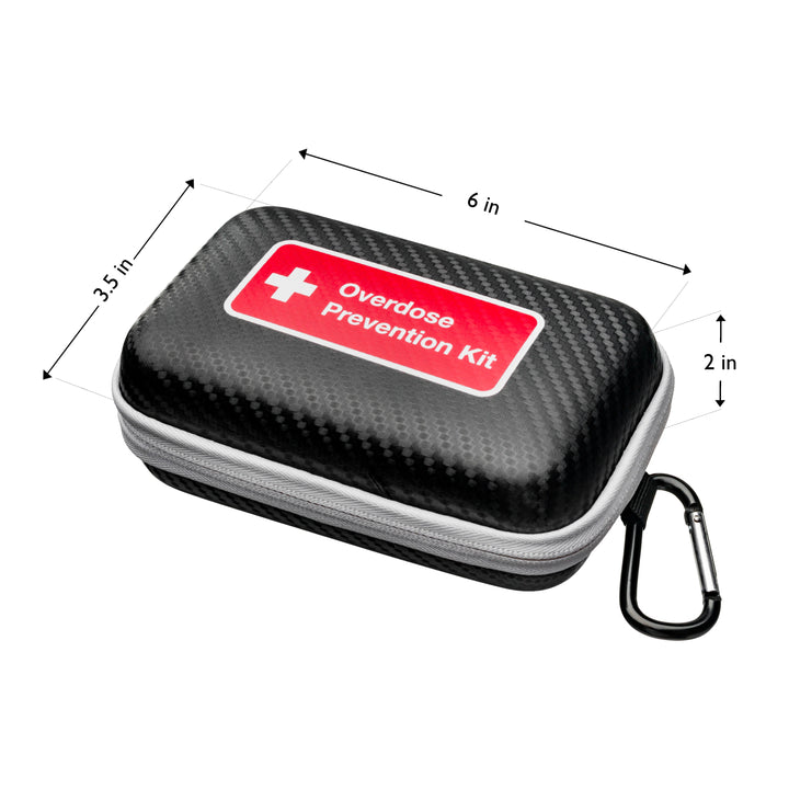 FYL Test Strip Opioid Overdose Prevention Kit - Includes 5 FYL Test Strips, Hardshell Case, Mixing Container, 10mg Spoon and Instructions