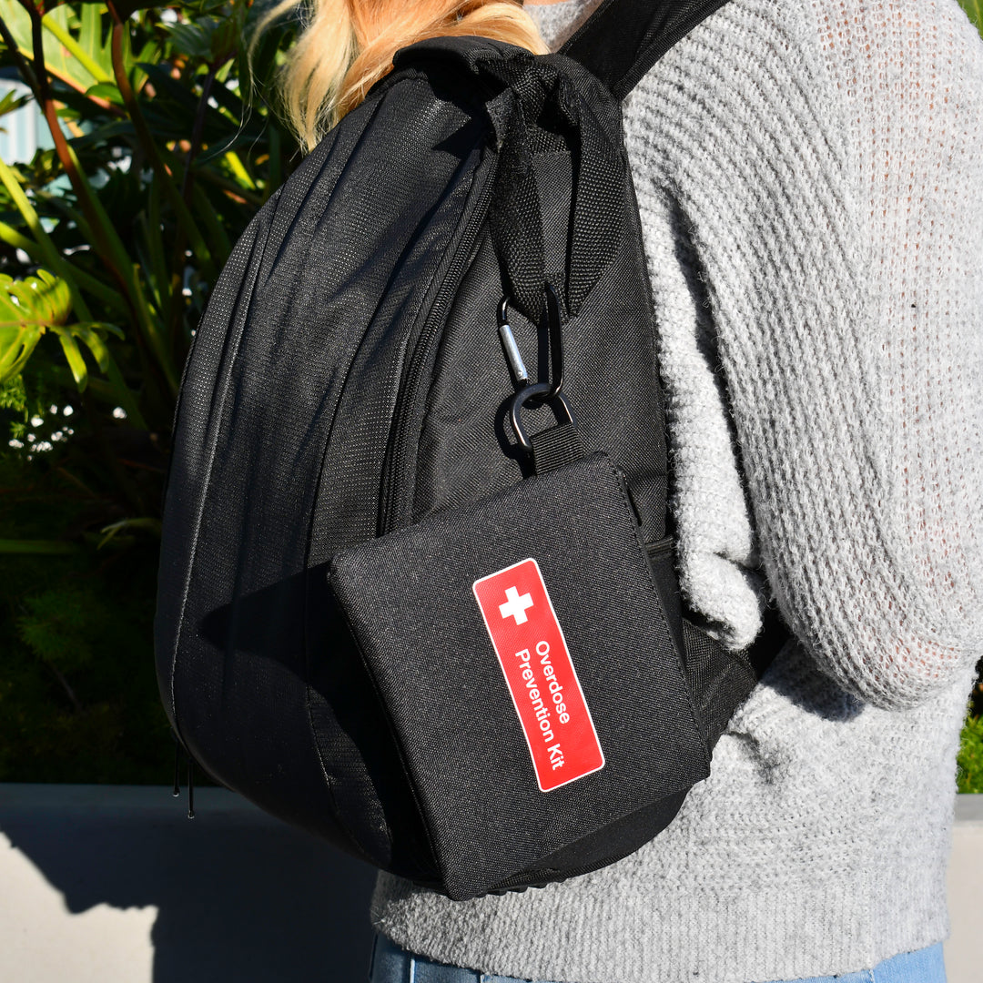 Naloxone Canvas Bag - Compact Overdose Prevention Kit Pouch (Naloxone not Included)