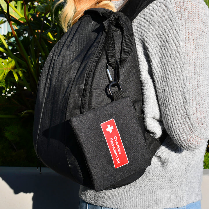 Naloxone Canvas Bag - Compact Overdose Prevention Kit Pouch (Naloxone not Included)
