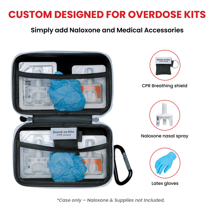 Naloxone Hard Shell Case – Compact 2-Dose Storage