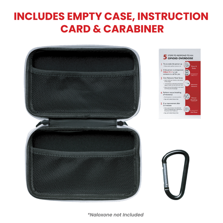 Naloxone Hard Shell Case – Compact 2-Dose Storage