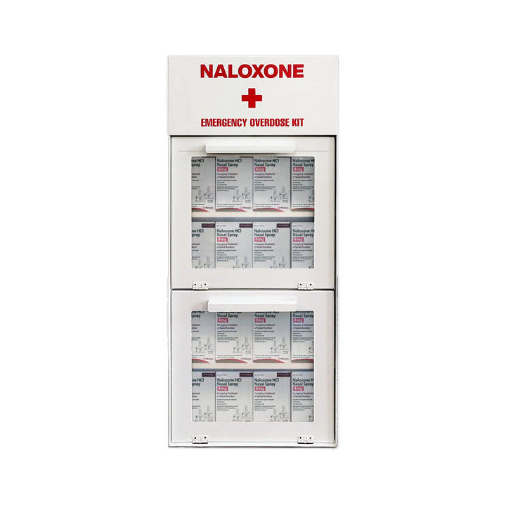 Naloxone Distribution Metal Floor Stand ( Holds 100 Naloxone Boxes)