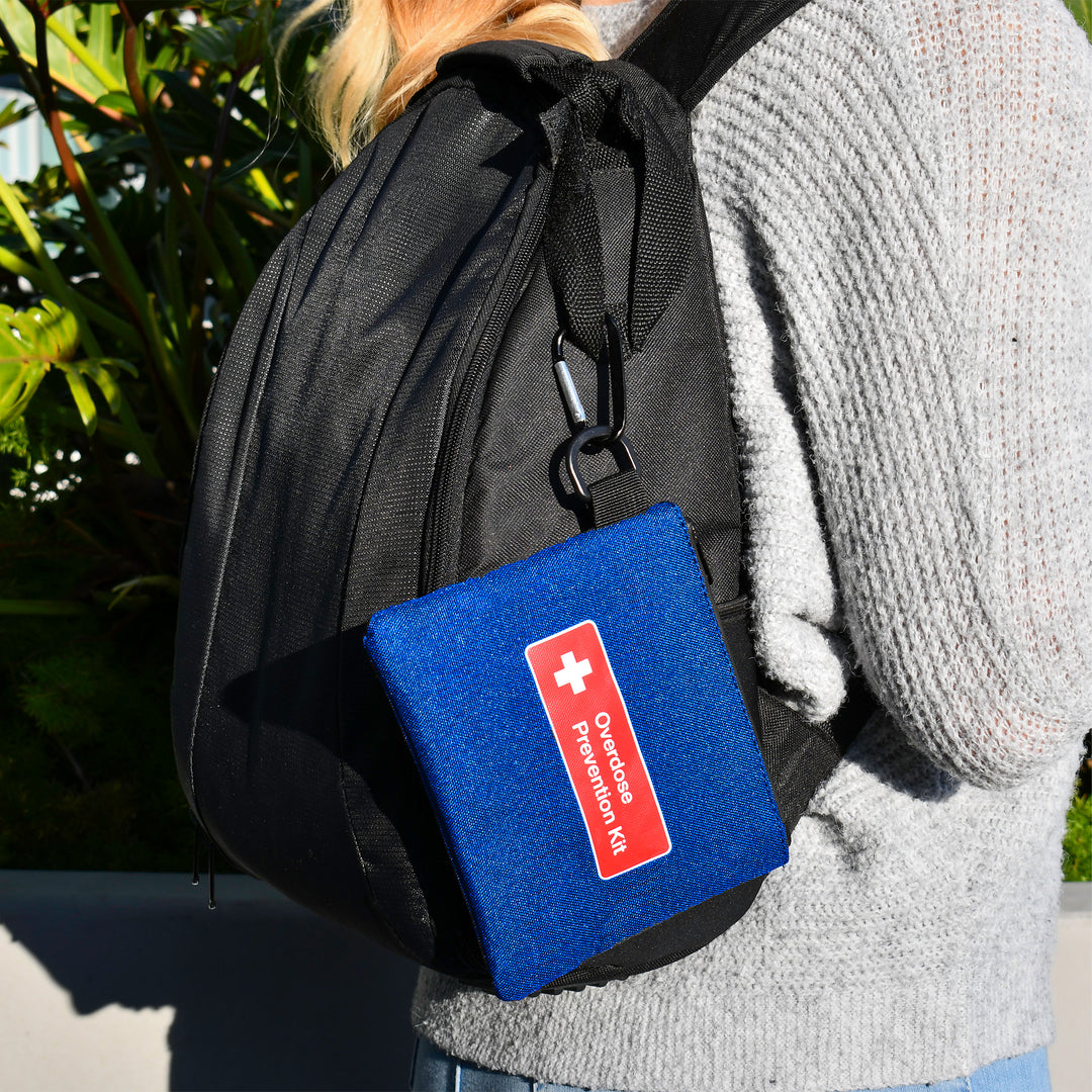 Naloxone Canvas Bag - Compact Overdose Prevention Kit Pouch (Naloxone not Included)