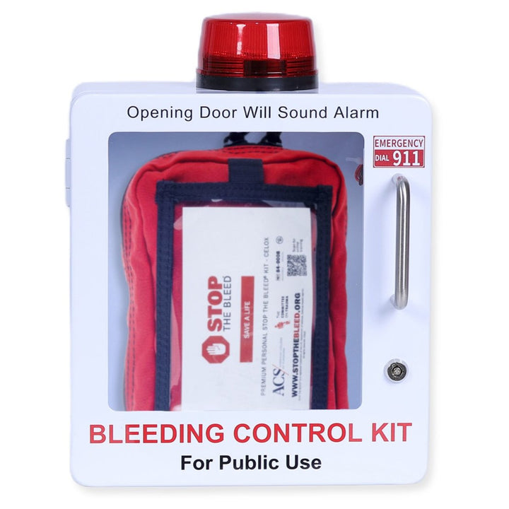 Bleeding Control Kit + Emergency Wall Cabinet