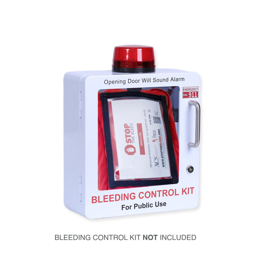 Bleeding Control Kit + Emergency Wall Cabinet