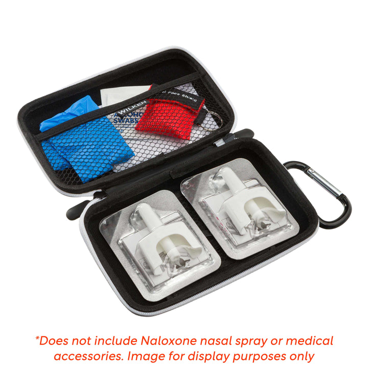 Naloxone Hard Shell Case | Holds Two Naloxone Nasal Sprays