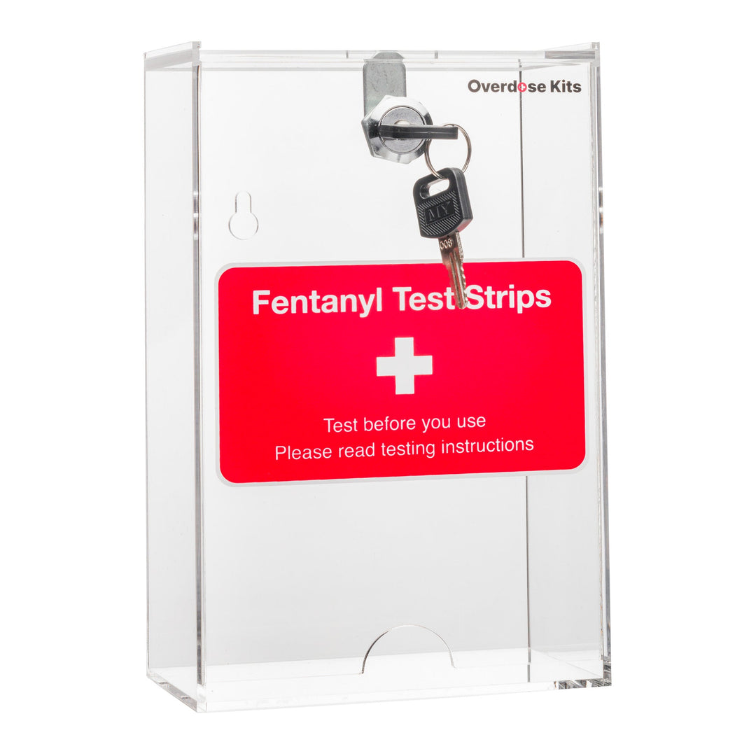 FYL Test Strip Wall Mount Dispenser | Perfect for Public Spaces | Stores up to 100 FYL Test Strips